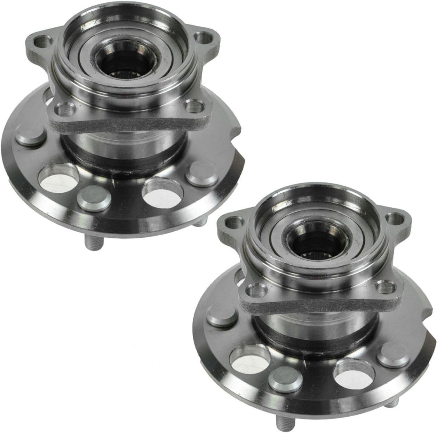 2 Piece Rear Wheel Bearing & Hub Assembly Set 4WD Compatible with 2001-2005 Toyota RAV4