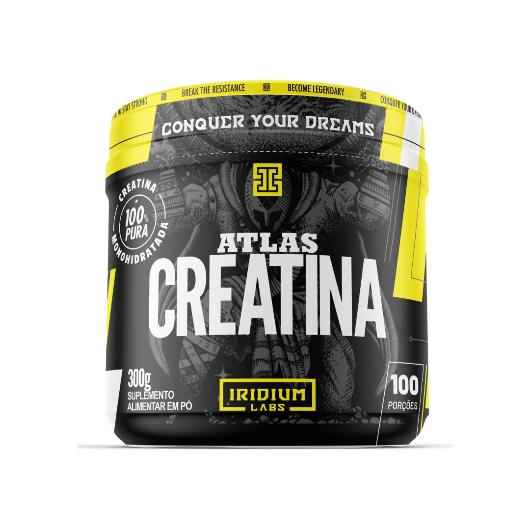 Atlas Creatina - 300g - 100% Pura