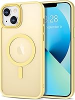 Vista 218 de Anuck - Funda magnética para iPhone 11 compatible con MagSafe, carcasa trasera mate translúcida dura, borde de TPU, delgada, resistente a impactos