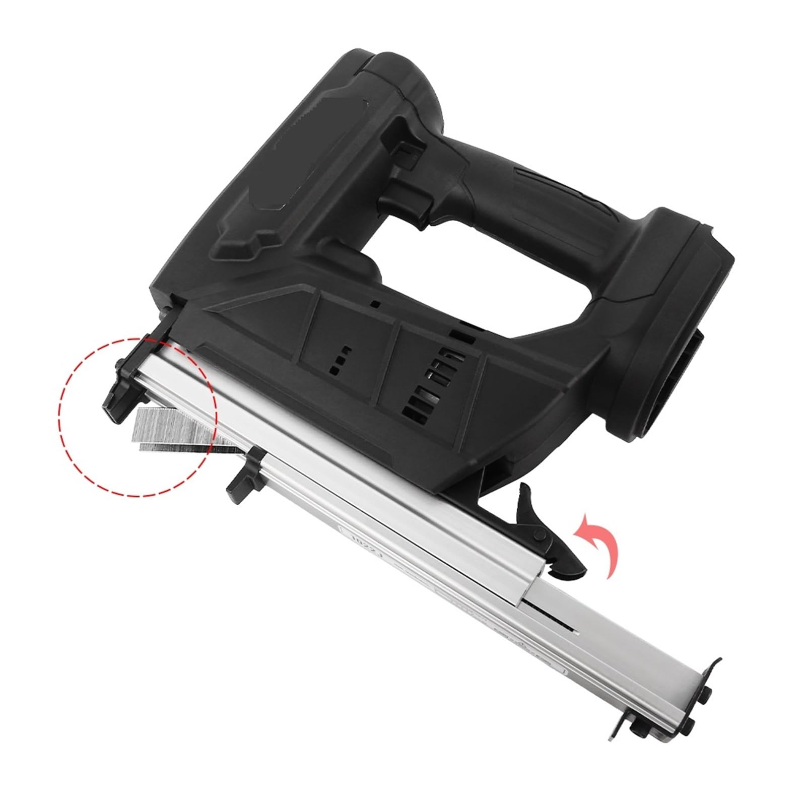 21V Akumulatorowy Elektryczny Pistolet Do Gwoździ Obróbki Drewna F30/422 Gwoździarka Zszywacz Domowa Przenośna Kadrowania Na Akumulator,Narzędzie do Naprawy Montażu(F30)