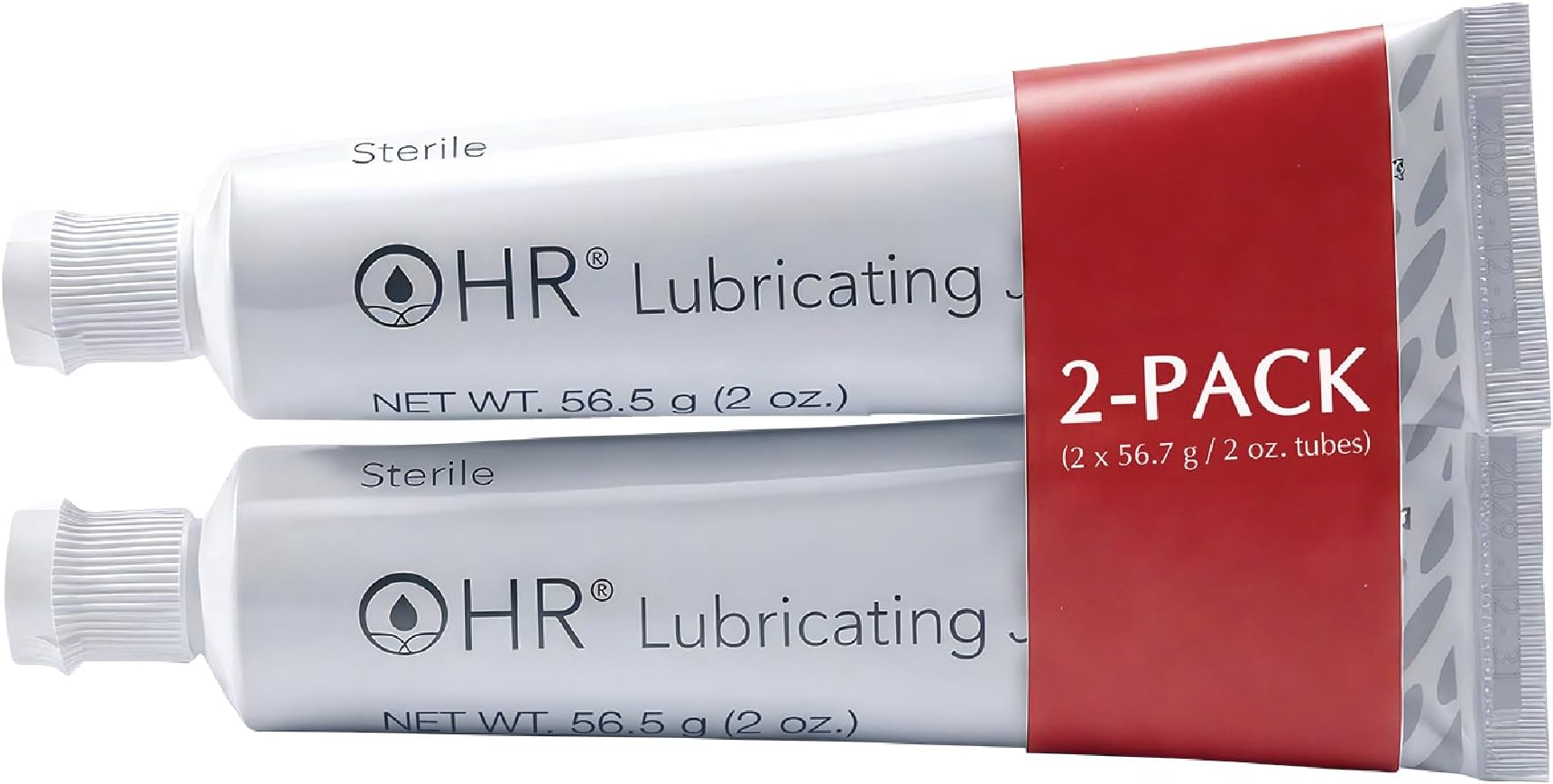 HR Pharmaceuticals Lubricating Jelly Tube, 2-Ounce - Pack of 2