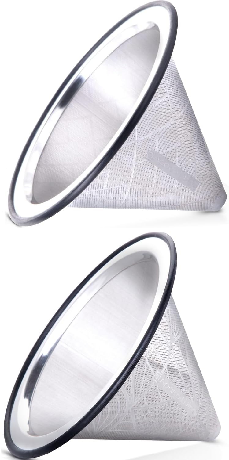 Silver - Coffee Filter Pattern #1 + Coffee Filter Pattern #2