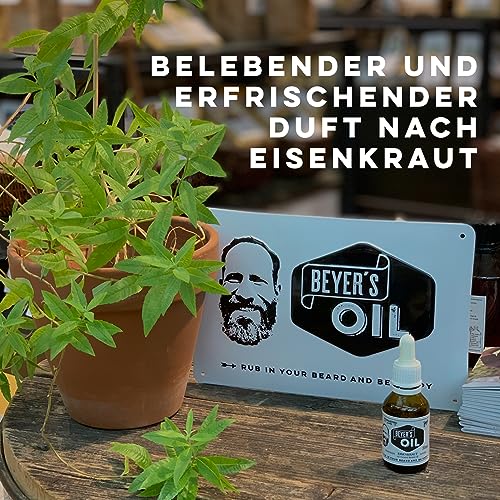 Foto von Beyer's Oil Bartöl Eisenkraut 30ml - 100% natürlich - Macht den Bart weich