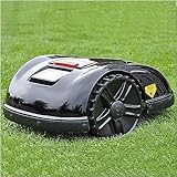 Mähroboter WiFi App Control Gyroskop Navigation Freischneider Freischneider für großen Rasen, Smart Roboter Rasenmäher mit LCD-Display