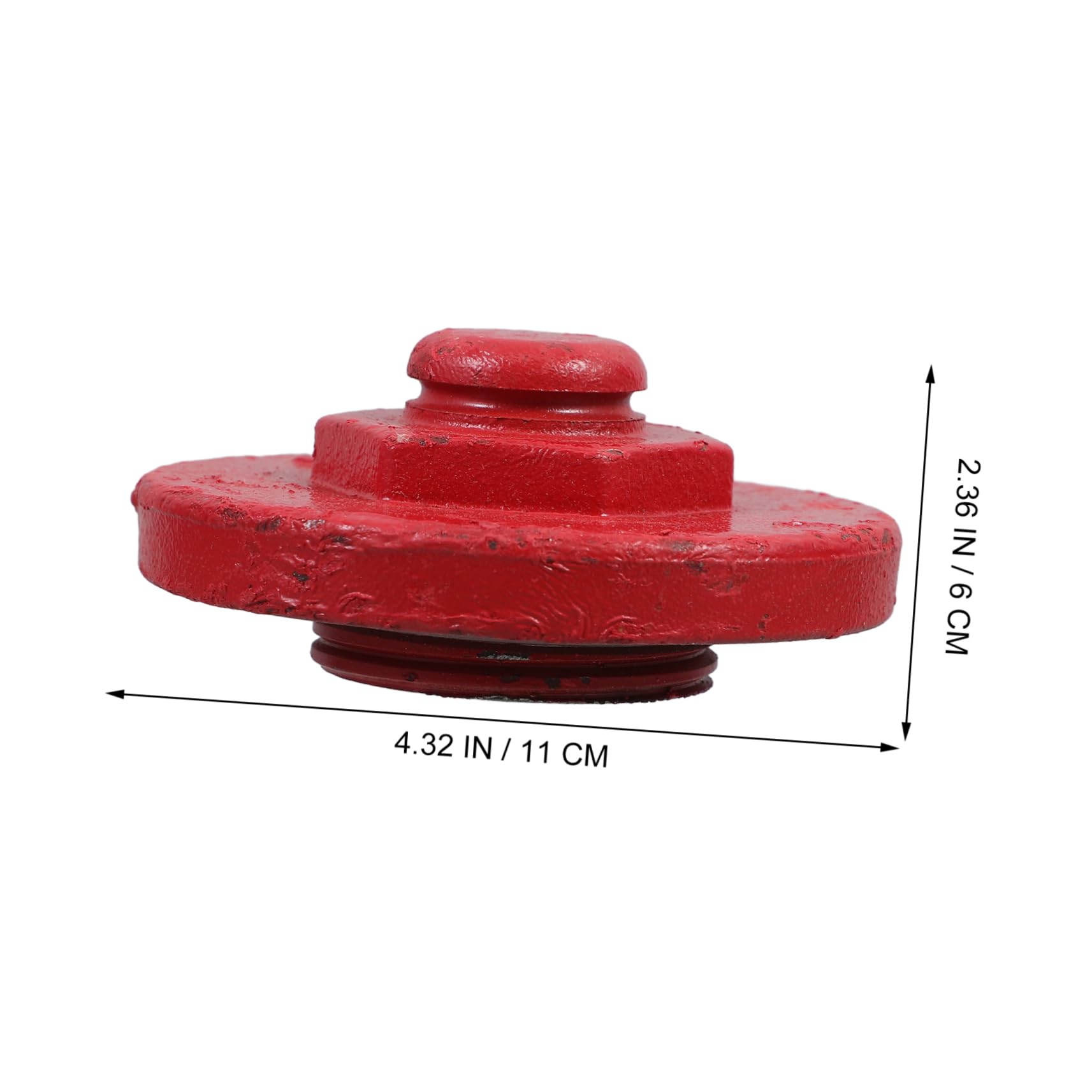 CHILDWEET Replacement Fire Hydrant Cap Iron Iron Hardware for Outdoor Fire Hydrant Cap