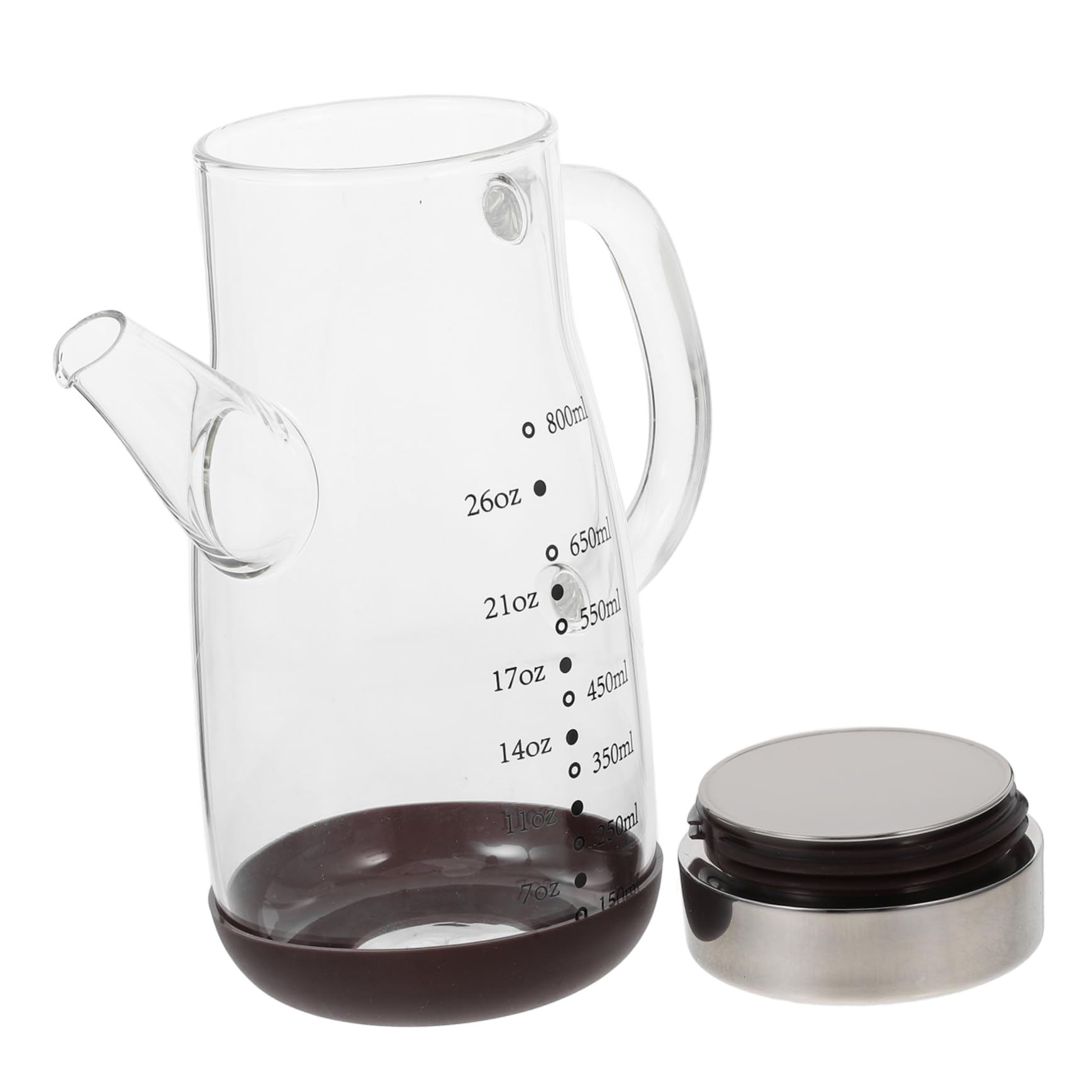Cabilock Bidón de Aceite de Gran Capacidad Transparente Aceitera de Cocina para Almacenamiento de Aceite Vinagrera Dispensadora Multiusos
