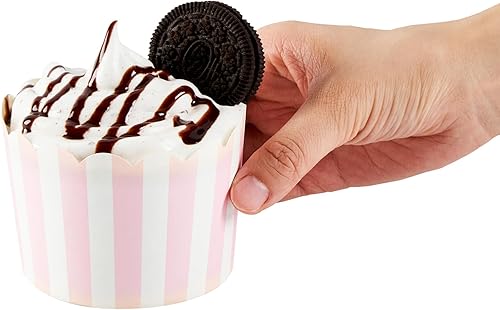 Miniatura 409 de Restaurantware Panificio Premium - Taza de papel Kraft de 10 onzas para hornear, tazas de papel para hornear, perfectas para magdalenas, cupcakes