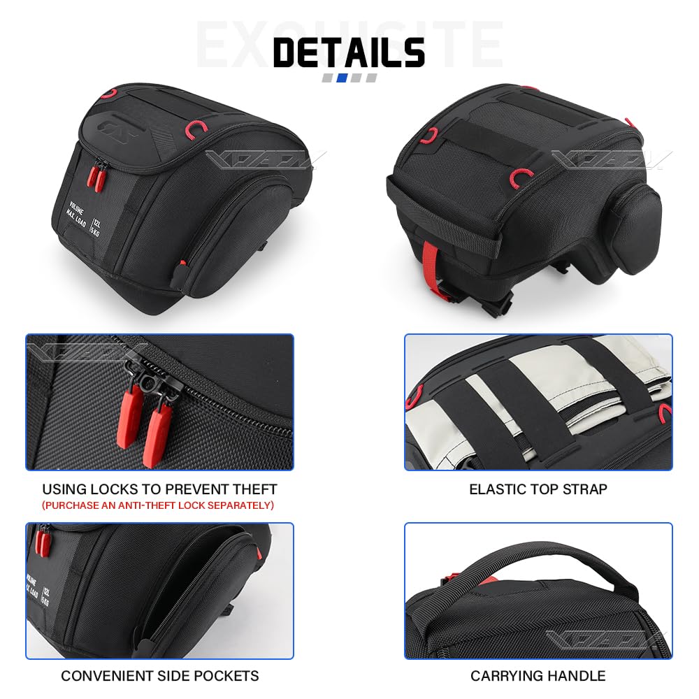 R 1300 GSA Quick Lock Fuel Borse Serbatoio Portatili per BMW R1300GS Adventure 2024 2025 12L Accessori