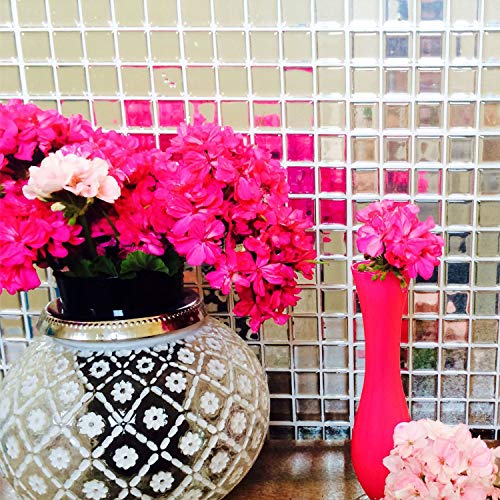 Pastilha Adesiva Resinada Espelhada Prata Kit 4 Placas