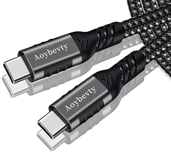 USB C Cable for Thunderbolt 3/4 Cable, USB-C to USB-C Cable