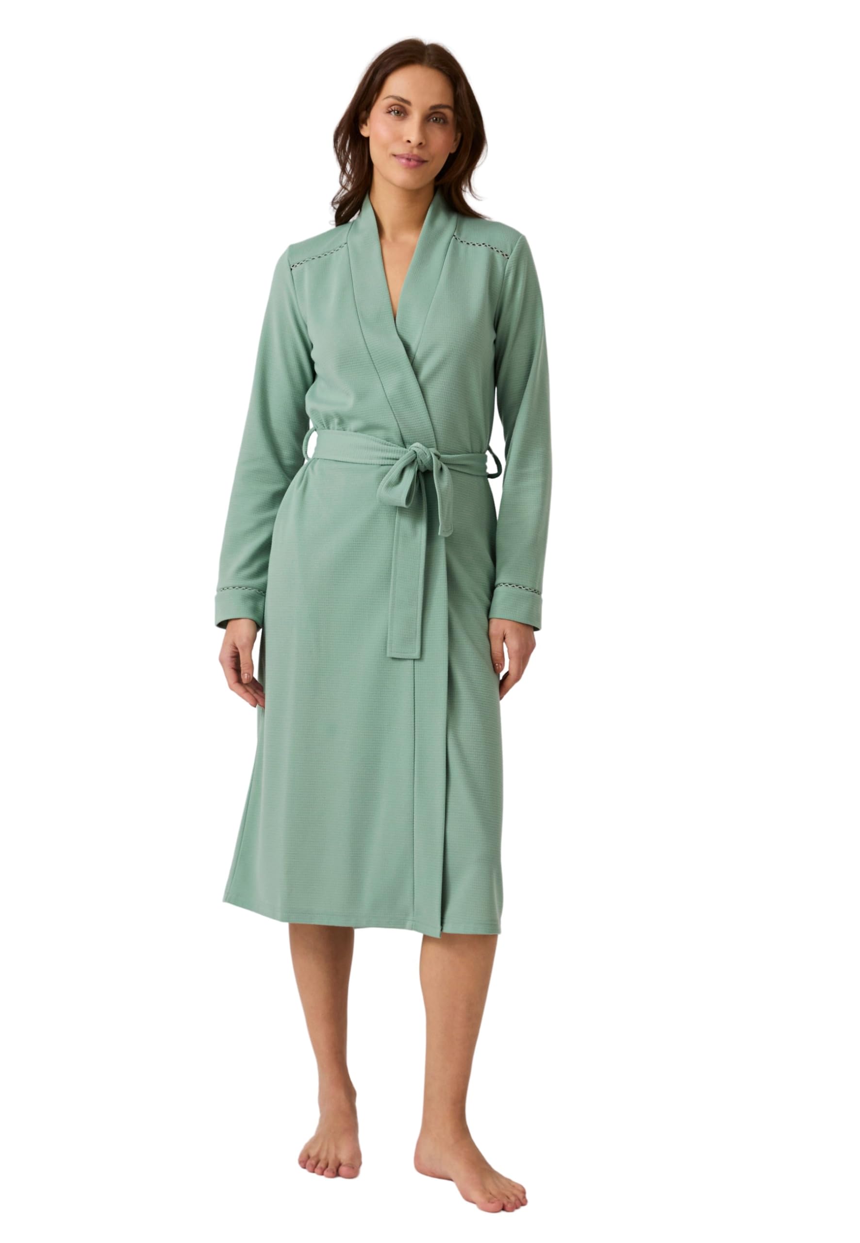 Vestido de dormitorio azul para mujer cómodo y fresco 6