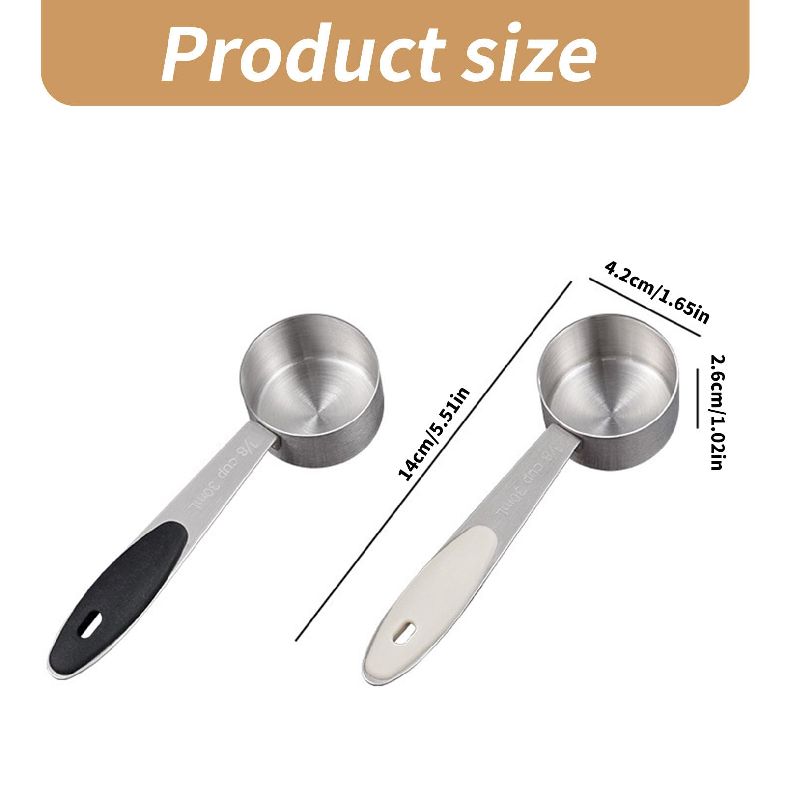 ISKYBOB Set Di 2 Cucchiai Dosatori In Rame Per Tè E Caffè – 16 Cm, Antiruggine, Design Classico Con Intagli, Regalo Per Amanti Del Tè - 2