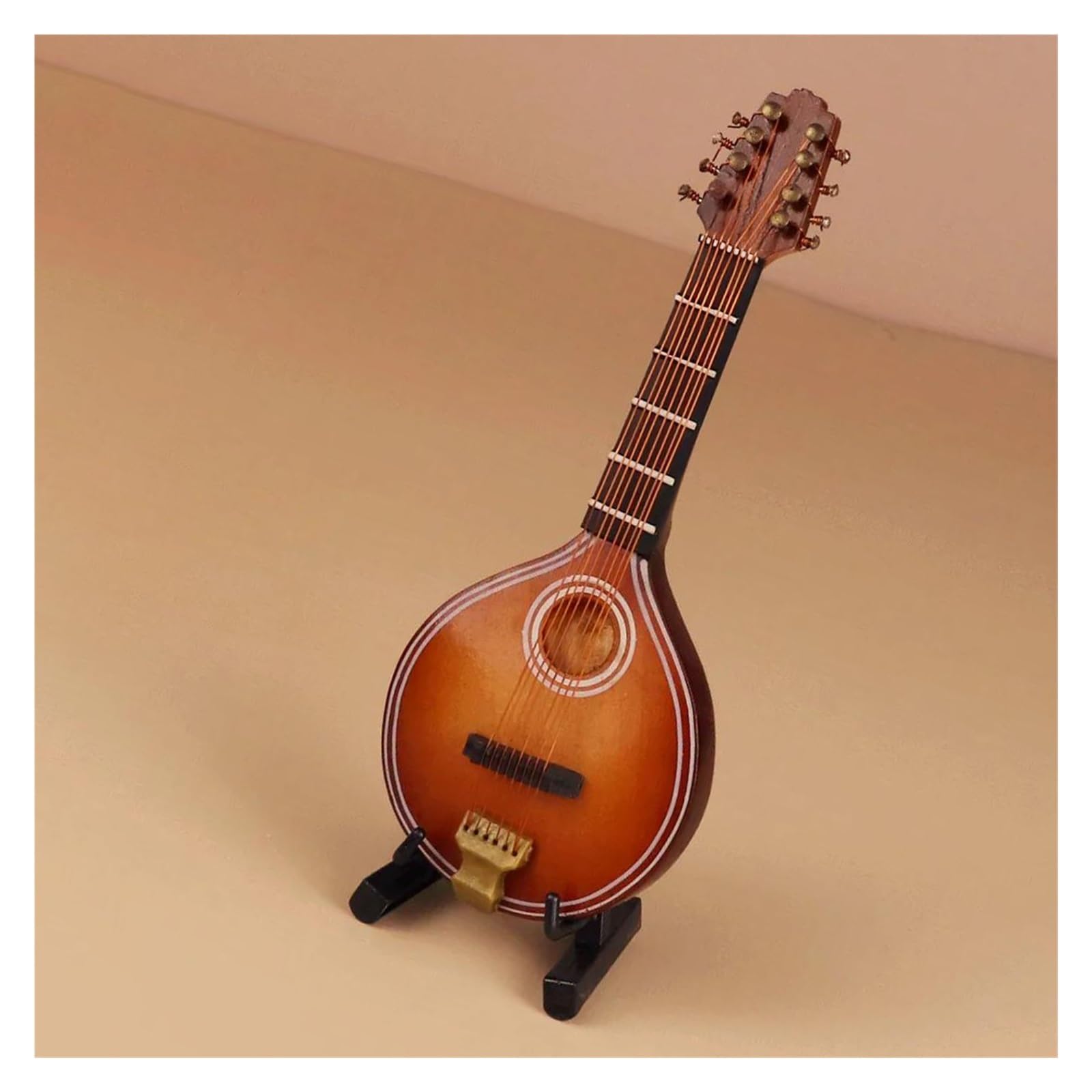 Mandoline Miniature, Mini Mandoline, Instrument De Musique, Collection De Modèles, Affichage D'ornements Décoratifs Maison Ornements Instrument (Color : 01)