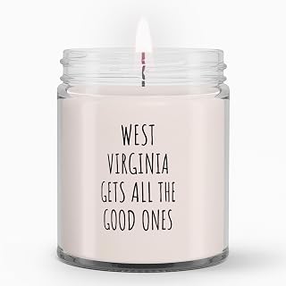 Moving to West Virginia Gift, Moving Away Gift, Moving Away Candle, Moving States Gift, West Virginia Candle, Co-Worker Leaving, Candle Vanilla 9oz