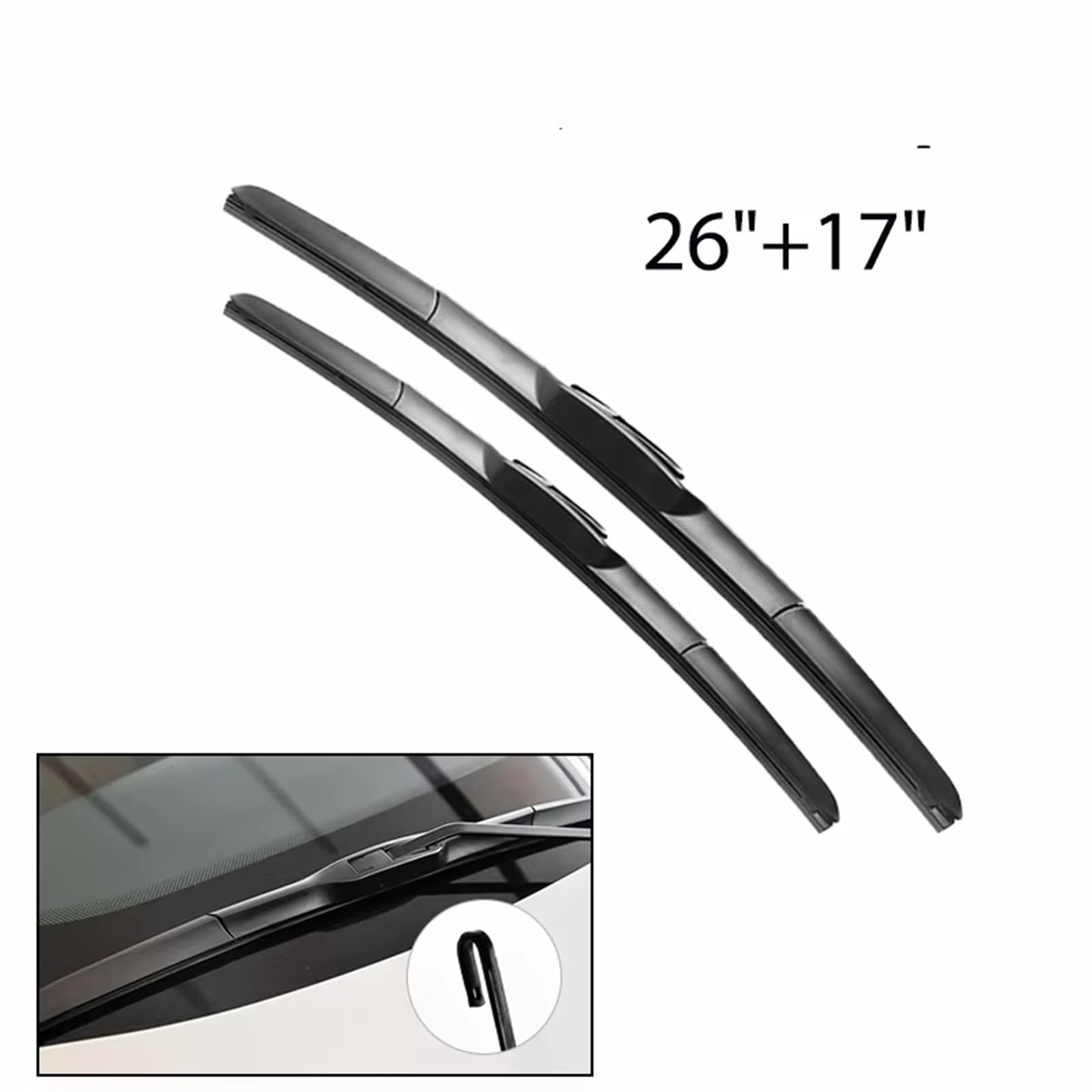 tergicristalli per Auto Compatibile con CR-V 2007 2008 2009 2010 2011 26" 17" 14" Spazzole Tergicristallo Parabrezza Anteriore Posteriore