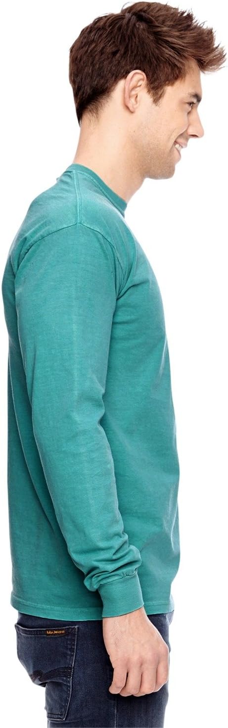 Men's C4410 Heavyweight Long Sleeve Pocket T-Shirt - Image 2