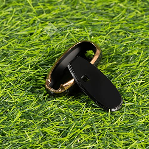 Image of Shopoflux TPU Key Cover Compatible with Baleno | Breeza | S Cross | Ciaz | Swift 2 Button Smart Key (Black)