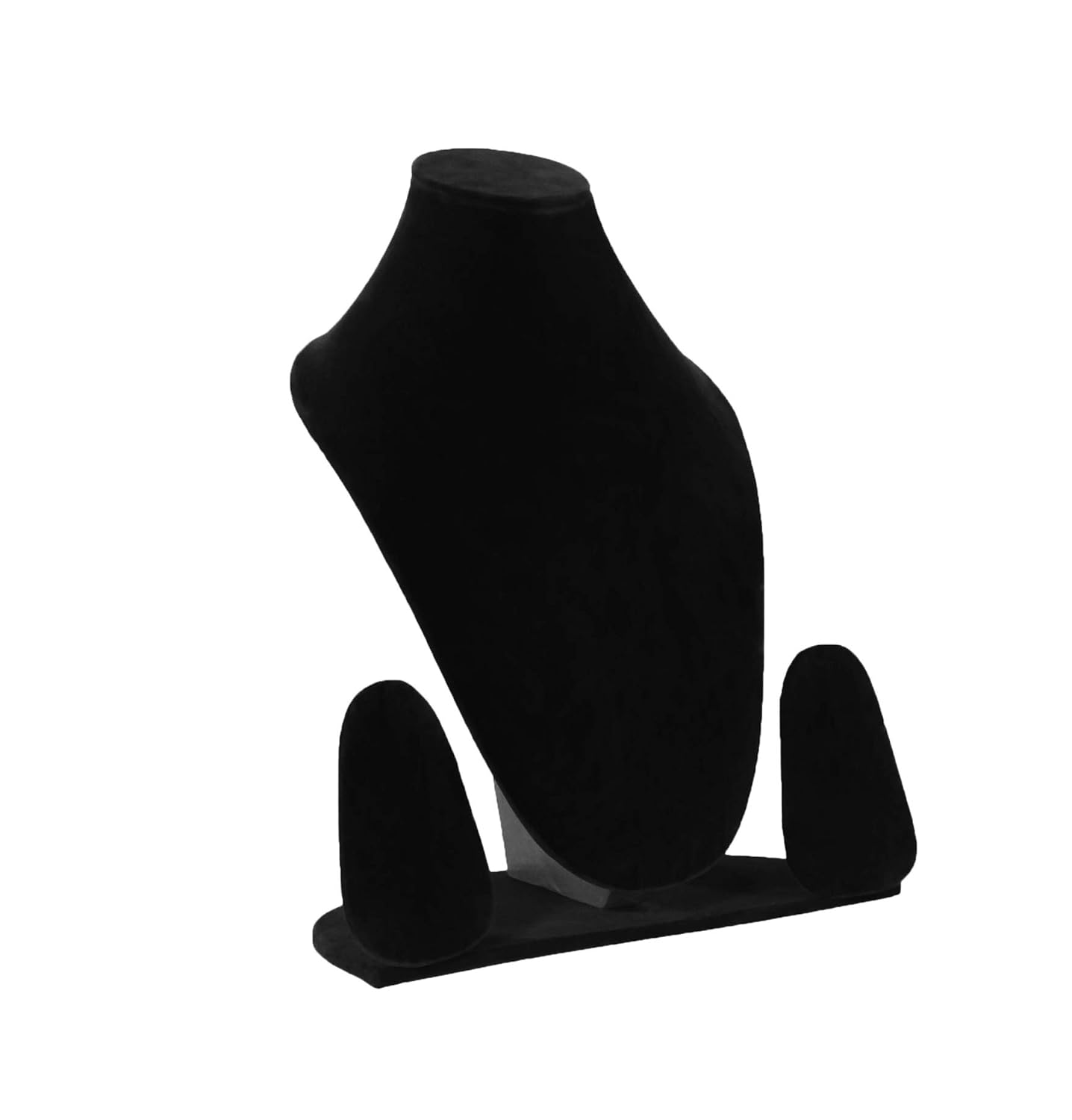 BANDHAN Velvet Jewellery Stand Necklace and Earing Display Stand (Black