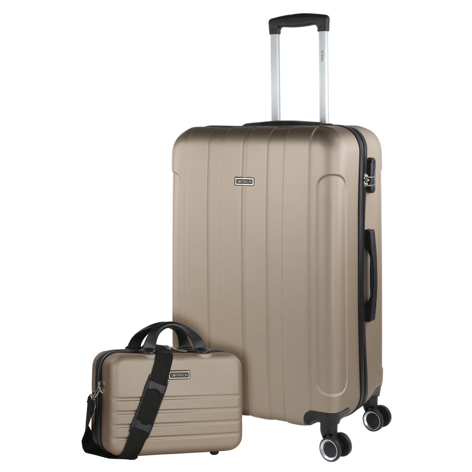 ITACA - Maleta Mediana con 4 Ruedas Giratorias para Viajes Largos Tipo Trolley Ideal como Maletas de Viaje Grandes 23 Kilos y Maleta Viaje Mediana Resistentes, Amarillo — view 80
