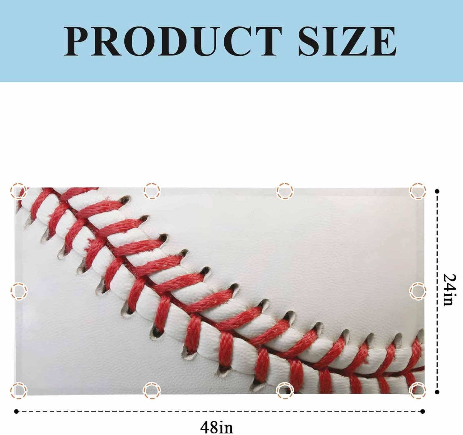 Fluorescent Light Covers for Ceiling Lights Baseball Magnetic Light Filters 3 Pack 4x2 ft Needle and Thread Sports Ceiling Lights Cover for Classroom Office School Home Drop Lamp Decor