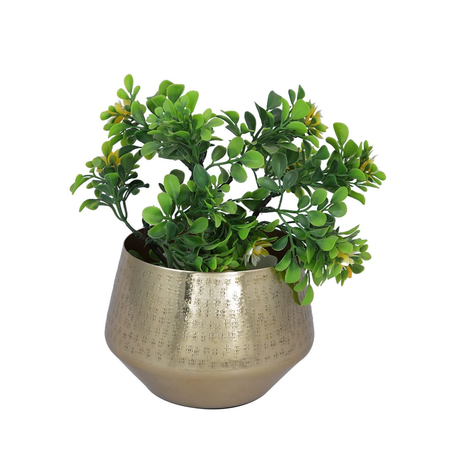 Pot de fleurs en métal pour sublimer votre terrasse ou votre salon avec élégance moderne