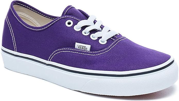 purple and white vans