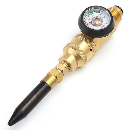 Miniatura 2 de Llenador de inflador de gas de globo de látex con regulador de tanque de helio de calibre para válvulas de tanque G58