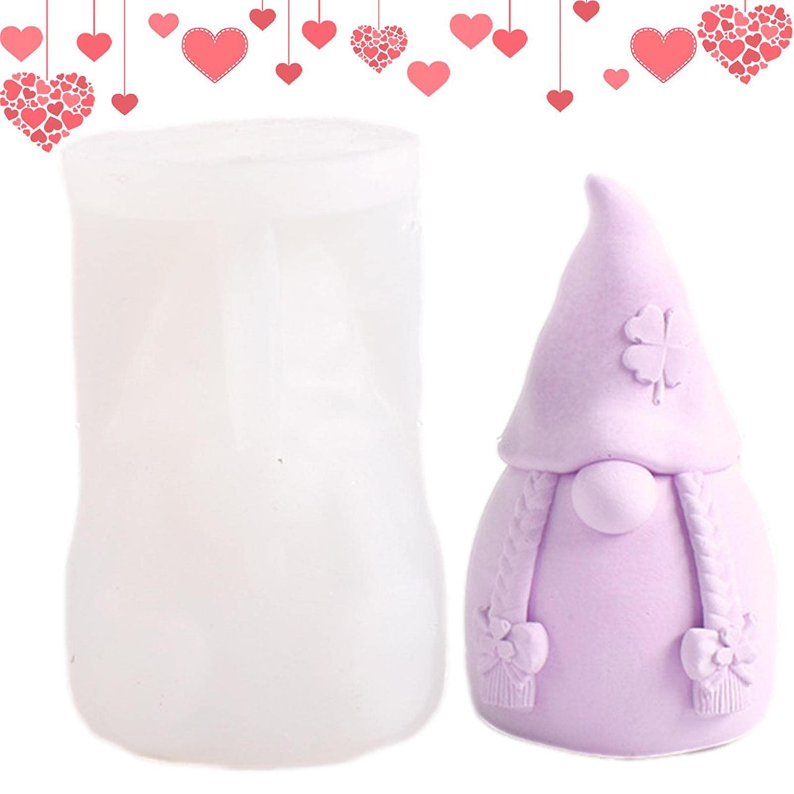 Silicone Konijnenmal, 3D Siliconen Paas Gietmal, Feestelijke Cement Silicone Konijnenmal, 3D Siliconen Paas Gietmal, Feestelijke Cement