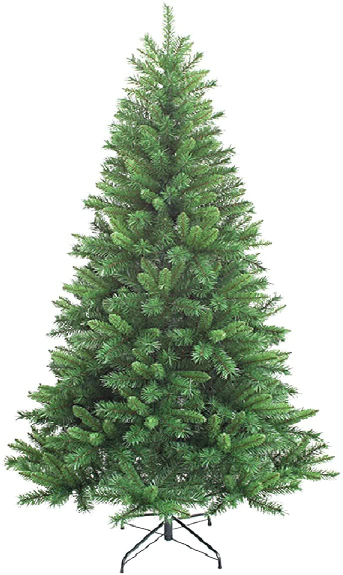 Abaseen 10FT Green Artificial Christmas Tree, 1800 Tips Xmas Tree Easy Assembly Foldable Reusable Strong Metal Stand (Green Tree, 10 FT)