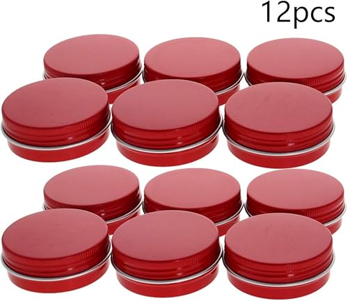Miniatura 2 de 12 latas redondas de aluminio de 1 oz, recipientes de tapa de metal con tapa de rosca para bálsamo labial, manualidades, cosméticos, velas,