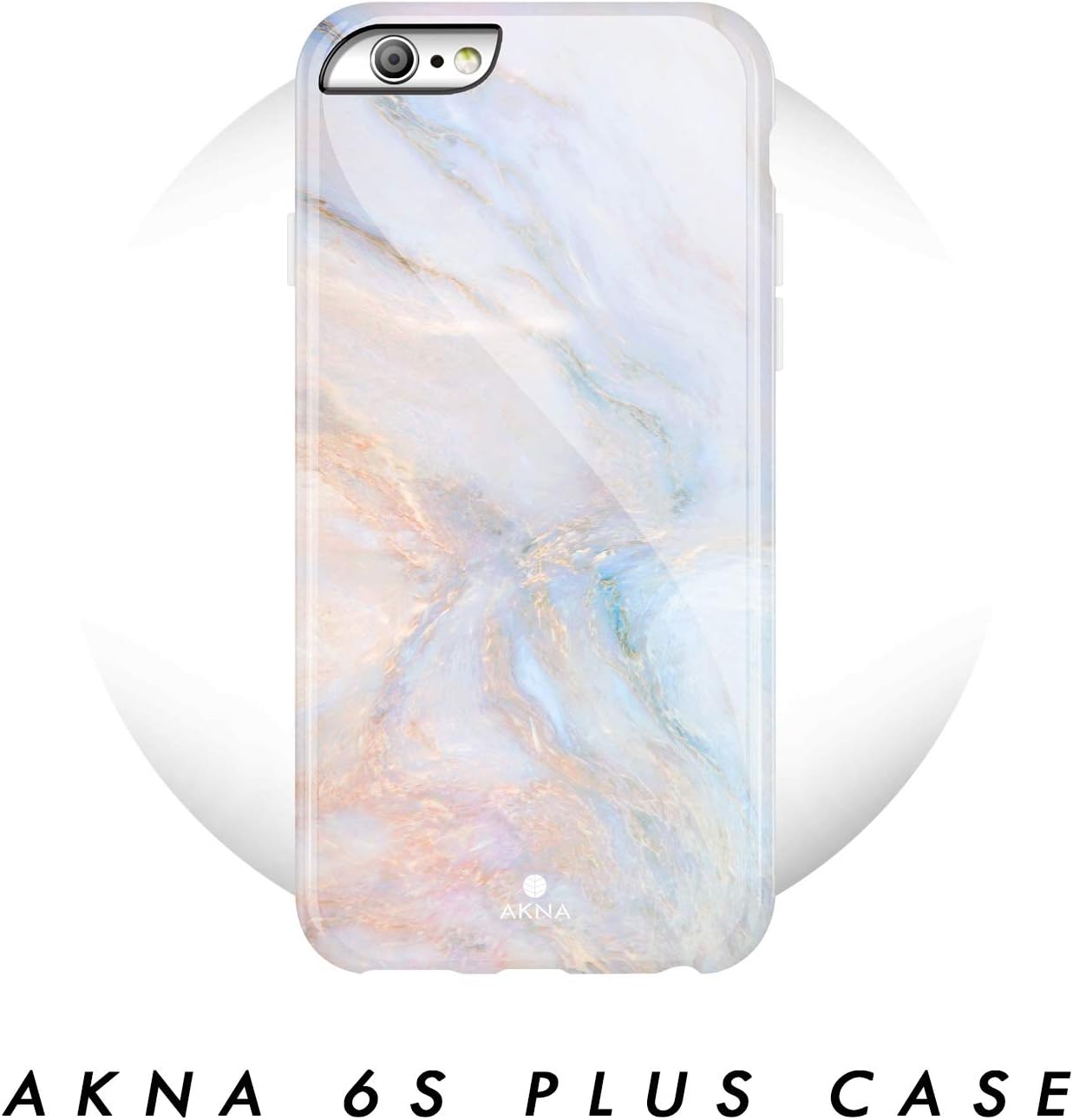 iPhone 6 Plus & iPhone 6s Plus Case Marble, Akna Charming Series High Impact Silicon Cover with HD Graphics for iPhone 6 Plus & iPhone 6s Plus (101460-U.S)