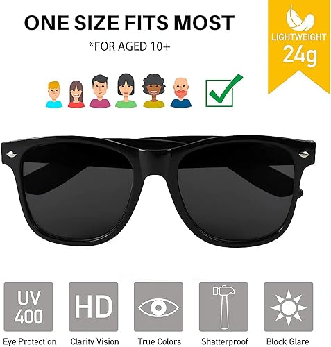 Miniatura 6 de Gafas de sol de fiesta para adultos, gafas de sol espejadas a granel, regalos de fiesta, boda, despedida de soltera paquete de 12