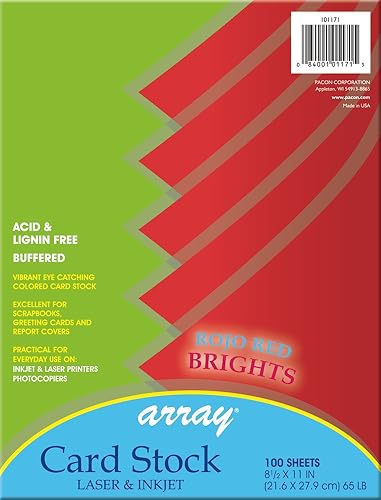 Miniatura 3 de Pacon Cartulina, verde esmeralda, 8-12" x 11", 100 hojas