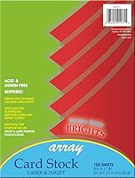 Algopix Similar Product 13 - Pacon Card Stock Rojo Red 812 x