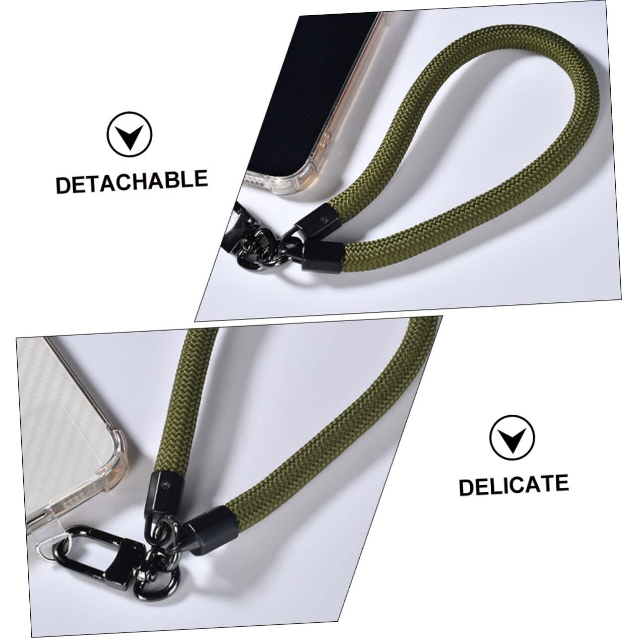Housoutil 4 Pezzi Di Cordino Indossabile Per Telefono Cordino Resistente Con Filo Design Semplice Per Lesercizio Fisico