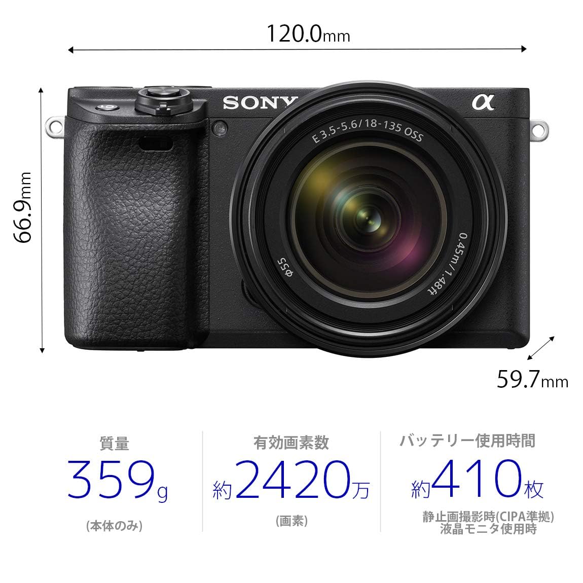Amazon | SONY(ソニー) APS-C ミラーレス一眼カメラ α6400 高倍率