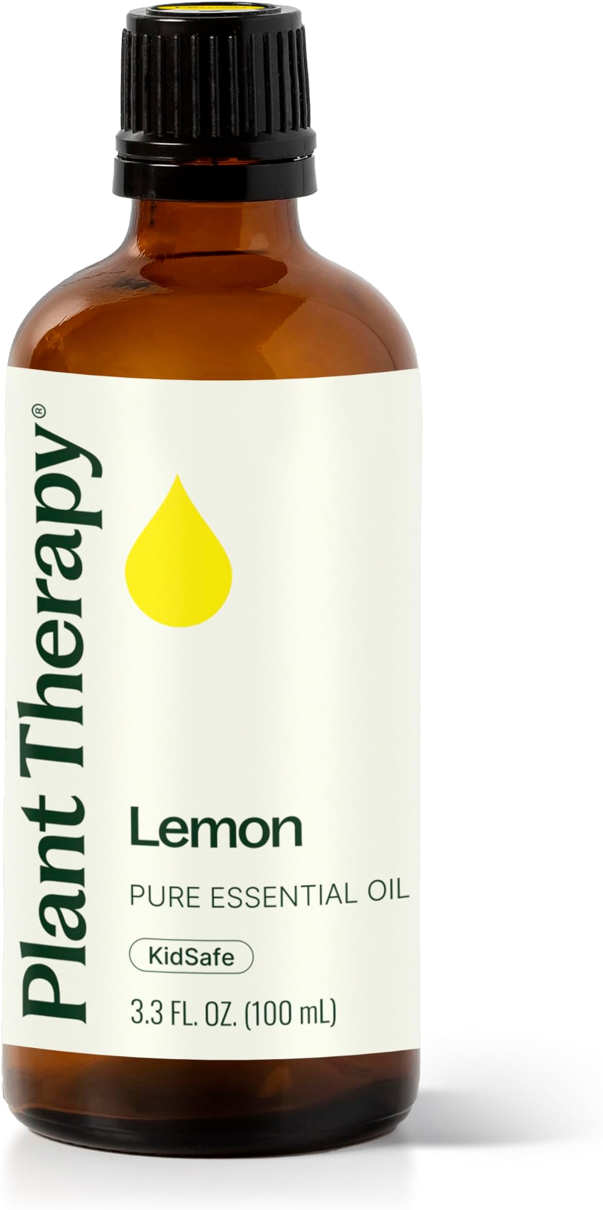 Plant Therapy Lemon Essential Oil 100 mL (3.3 oz) 100% Pure, Undiluted, Natural Aromatherapy, Therapeutic Grade