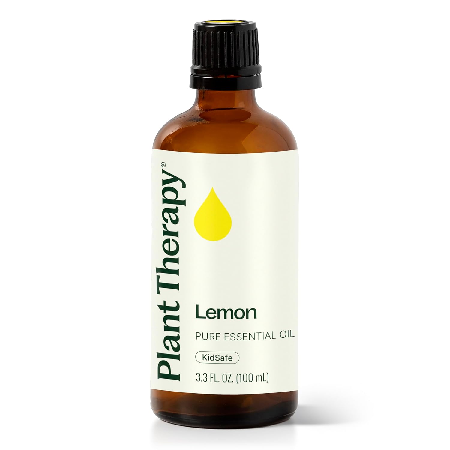 Plant Therapy Lemon Essential Oil 100 mL (3.3 oz) 100% Pure, Undiluted, Natural Aromatherapy, Therapeutic Grade