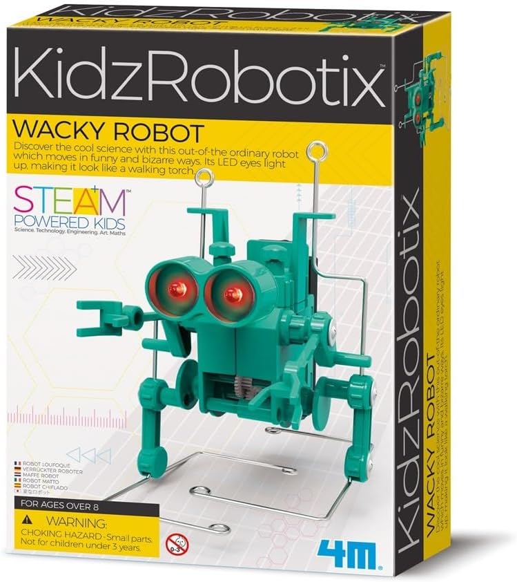 Kidz Robotix - Wacky Walking Robot, Educational Science and Activity Kit for Ages 8+
