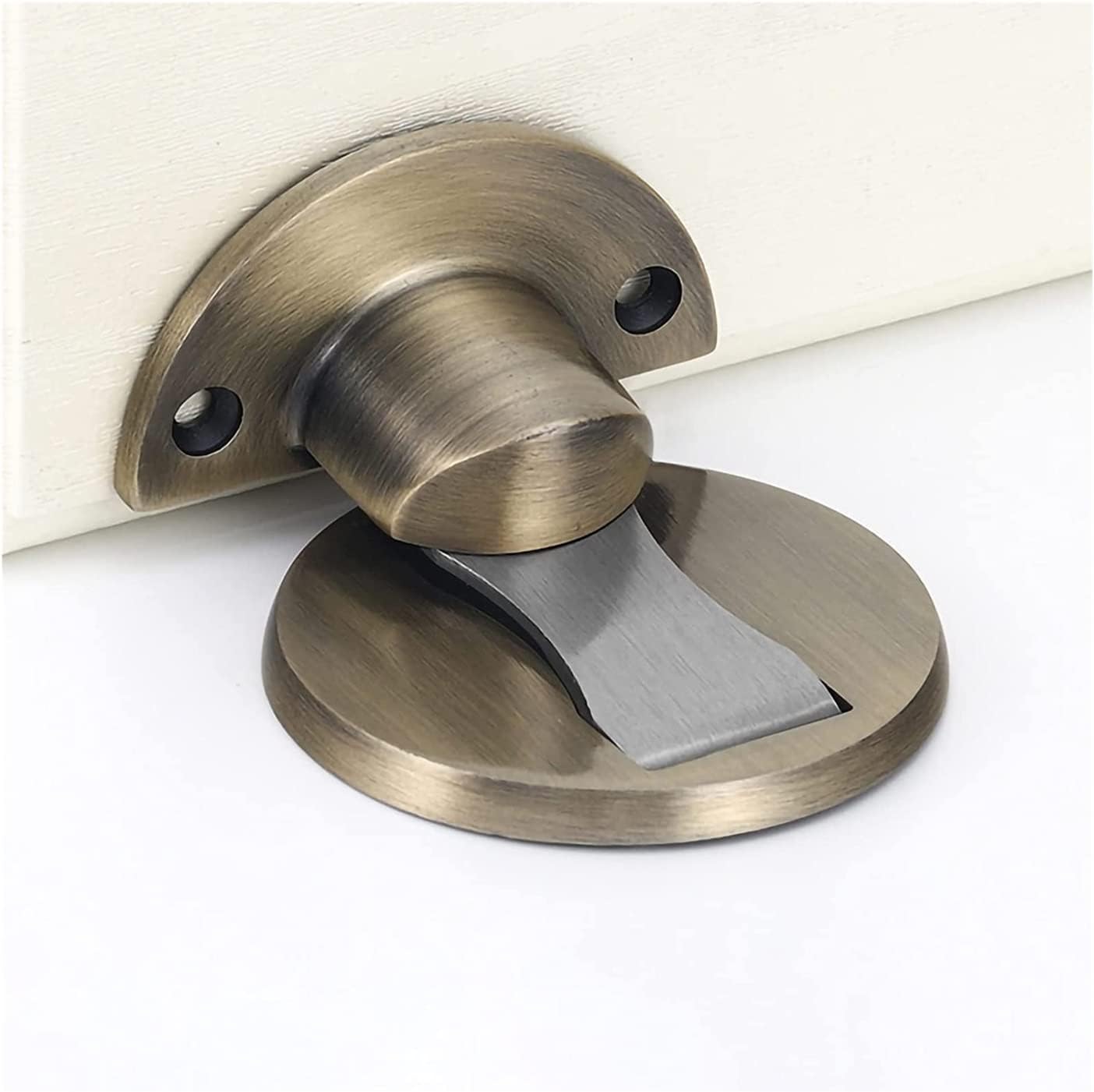 ZAAHH Door Stopper Zinc Alloy Door Stopper,No Drilling