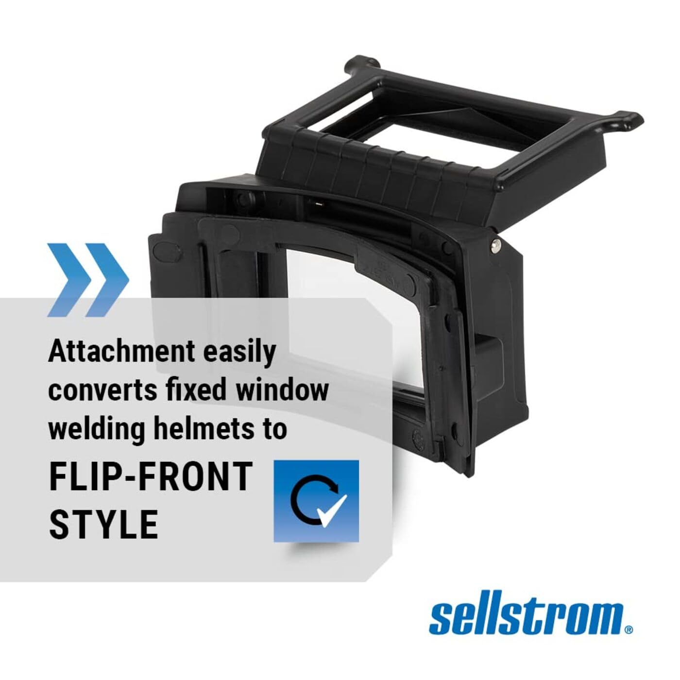 Sellstrom Flip Front Adapter for Welding Helmets - Lift Front Retainer - Nylon