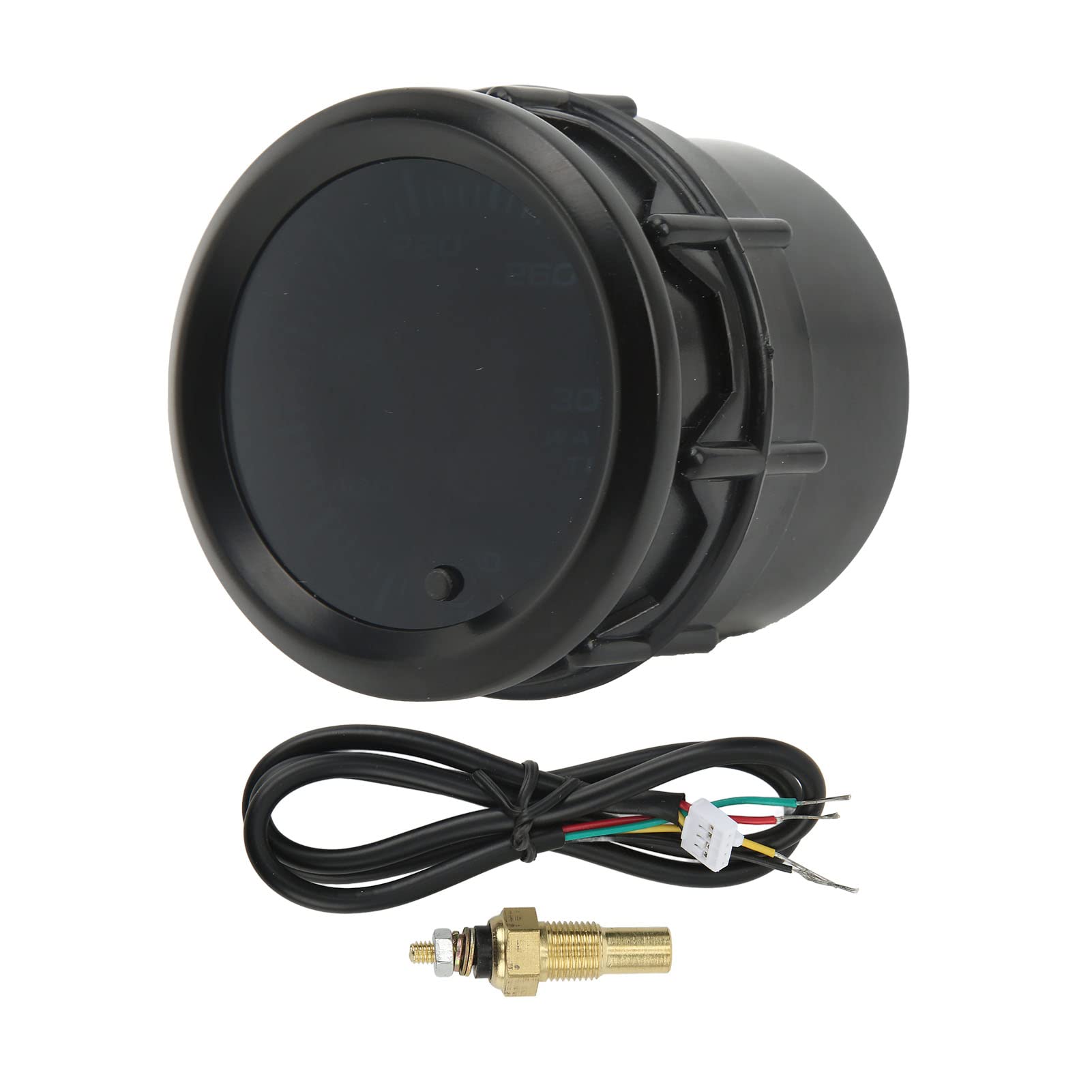 2 52mm Pointer 7 Color LED Car Water Temp Temperature Gauge Meter with Sensor e