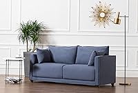 Vista 2 de Michanco Juego de 4 patas cuadradas para sofá de 2 pulgadas, patas de repuesto de madera para sofá otomano, sillón reclinable