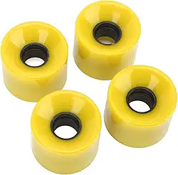 Rodas de skate, 60 x 45 mm, 4 peças, substituição de roda de skate de poliuretano para rampas de skate de rua, truques e moagens