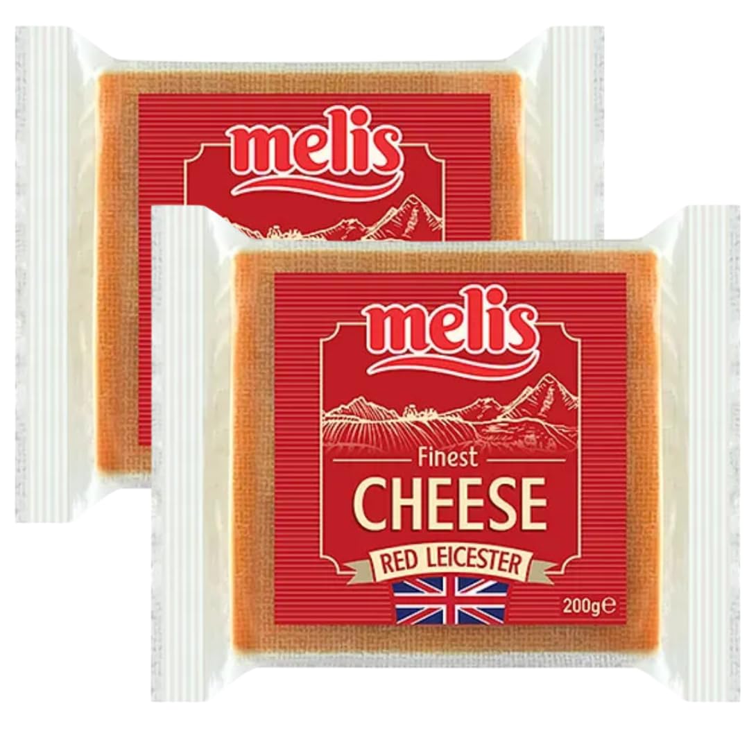 Melis Red Leicester Cheese 200 GRAM x 2 container