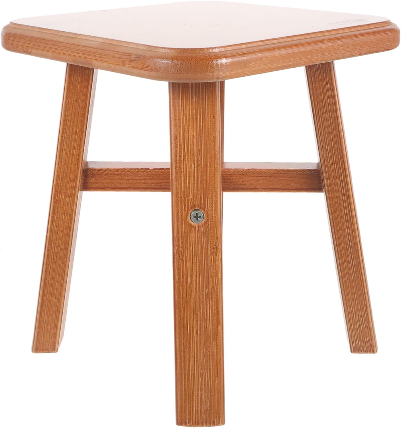 MAGICLULU Wooden Stool 24cm Height for Home Use Short Footstool Solid Wood Construction Indoor Small Step Stool for Adults and Boys and Girls for Living Room and Shoe Changing