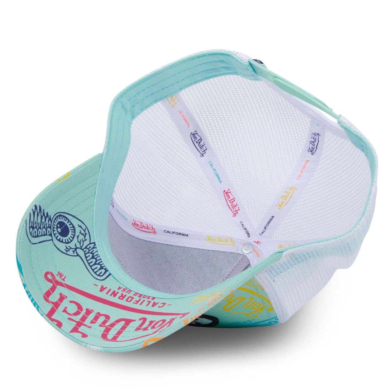Von Dutch Casquette Homme & Femme, Casquette Trucker, Ajustable