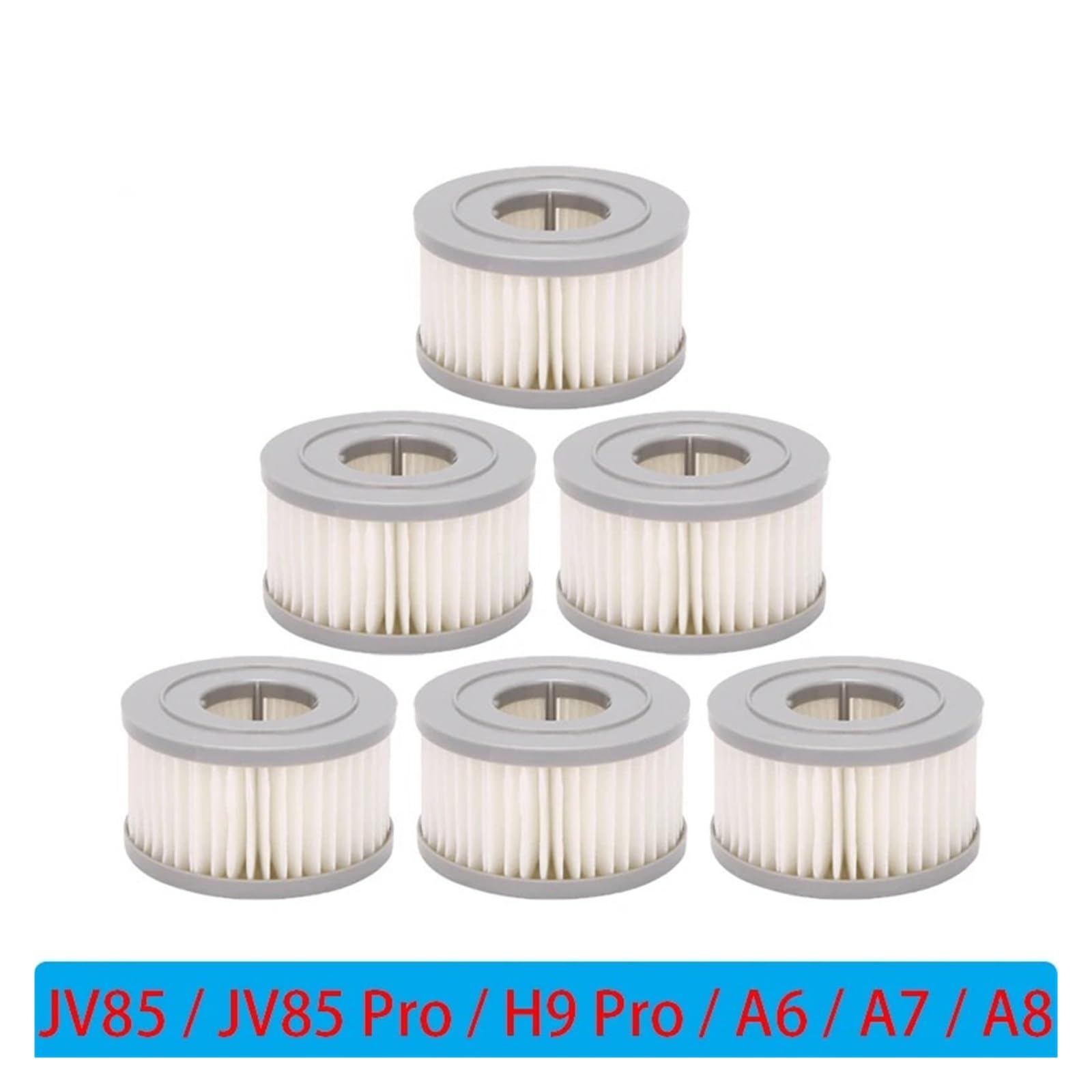 Filtro Compatible Con Aspiradoras Inalámbricas De Mano JIMMY, JV85, JV85 Pro, H9, A6, A7 Y A8.(20pcs)