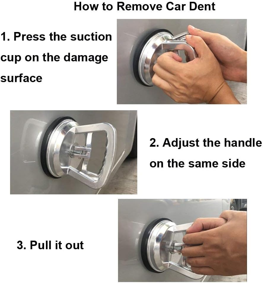 YOOHE Aluminum Suction Cup Dent PullerHandle Lifter – Dent Remover Heavy Duty Glass Lifting – Ball Joint Service Tool Kit and Tie Rod Tools