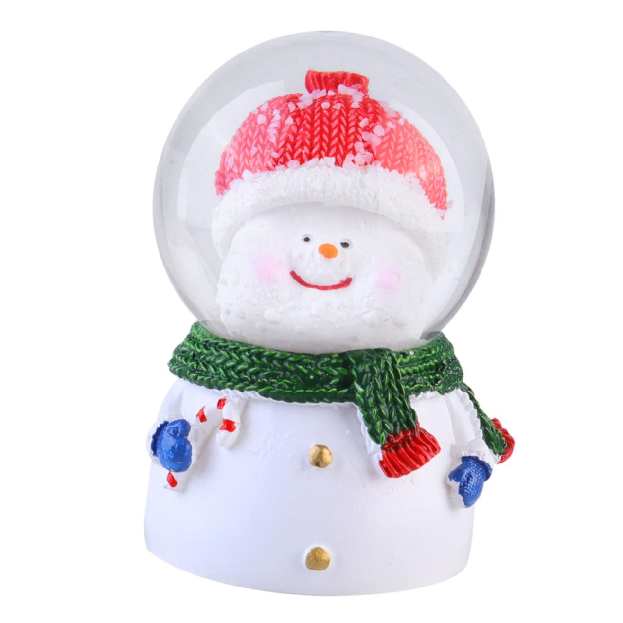Adorno navideño de mesa con luz UTHCLO en bola decorativa de resina